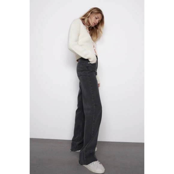 Zara | Jeans | Zara Black High Rise The 9s Full Length Jeans | Poshmark